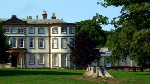 Stately Home Sewerby Hall, Yorkshire, England.Grade 1 Listed Georgian  Country House.Was opened to t