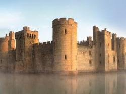 10 - Fourteenth-Century Bodiam Castle, England