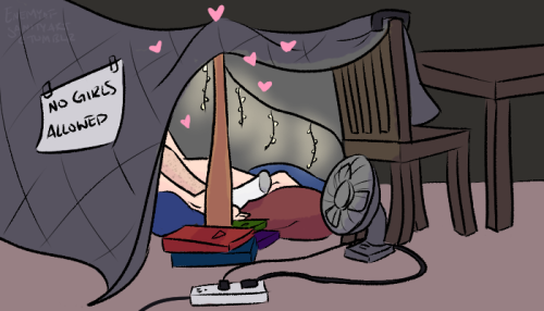 enemyofsanityart:  insp.Now I’m not saying they’re naked in that fort, because OBVIOUSLY you can see that Hiccup is wearing a sock but I’m also not denying what may be happening there, y’know?