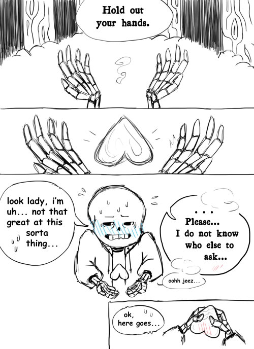 smiley-trashlord: soriel comic part 1 page 1-3 | page 4-6 | page 7-9  based on an old prompt from @l