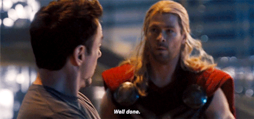 thor-tony:This entire scene Thor was like ‘Tony, you’re not a monster I will not allow you to think 