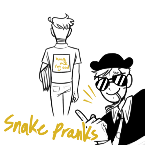 caffibun:snAKe pRAnksHe aims to prank each side and turn them against each other like the disney sup