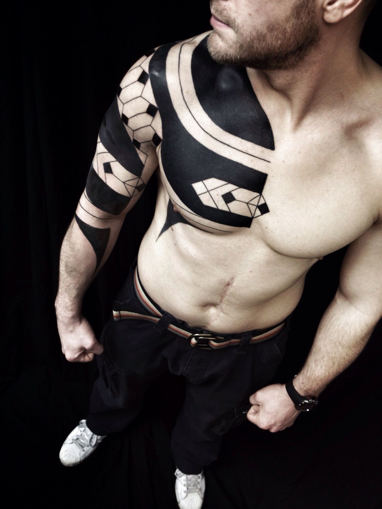 fuckyeahtattoos:  Urban Armour by Hanumantra, at Modern Body Art, Birmingham, UK.