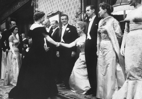 Queen Elizabeth II meets Brigitte Bardot, and, a little further down the line, Marilyn Monroe. Octob