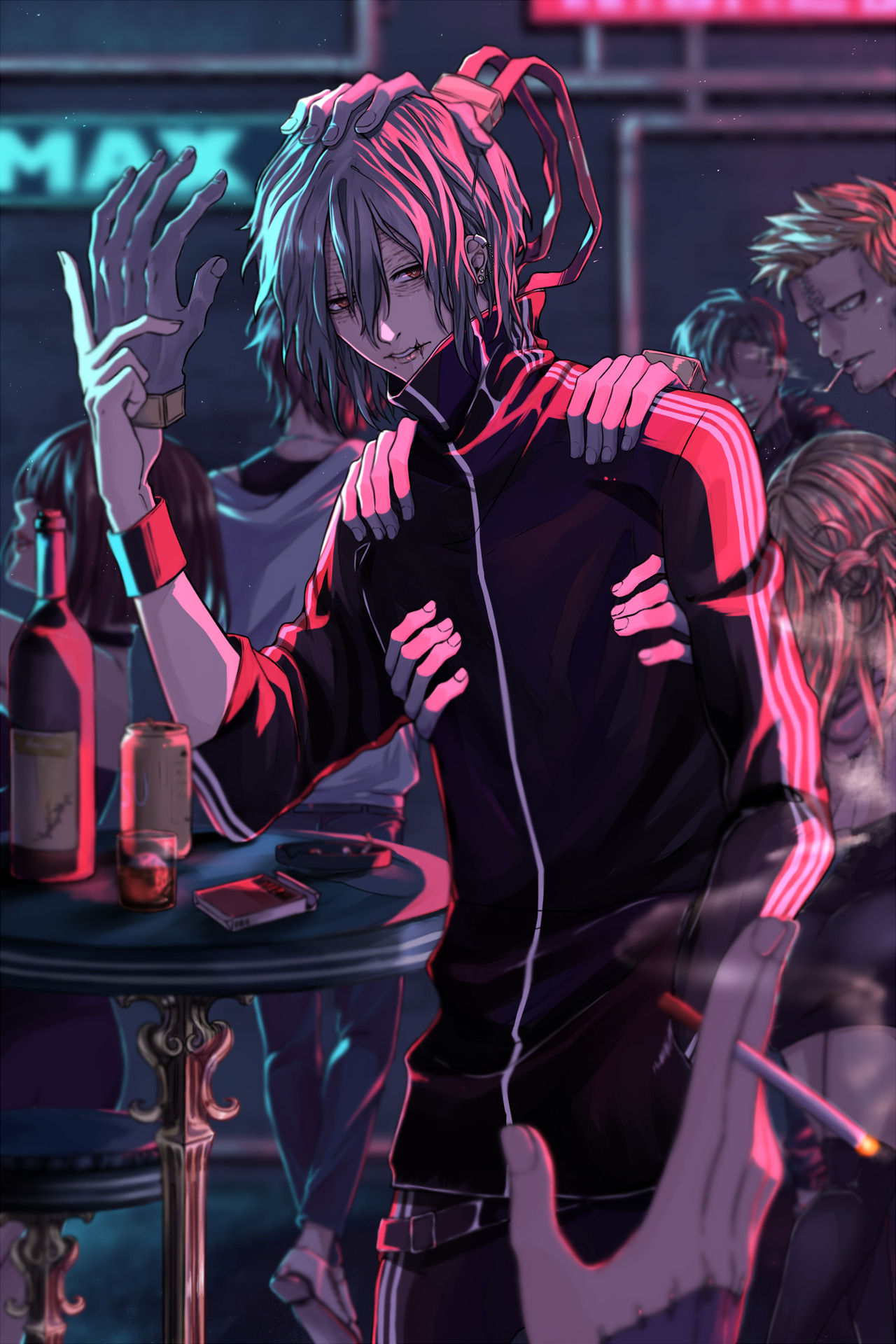 yukiorequiem:  Full piece for Villain Trio Zine  Do not fuckin repost yall uwu 