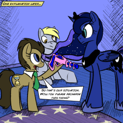 timeoutwithdoctorwhooves:  The 63 Switcharoo Part 15 Written By: Joey Waggoner Drawn by: Lucky Lag ((Admit it, you all saw this coming))  XD! Oh dear&hellip;
