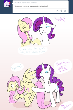 askflarity:  Rarity: My plot. Back off bronies.  X3!