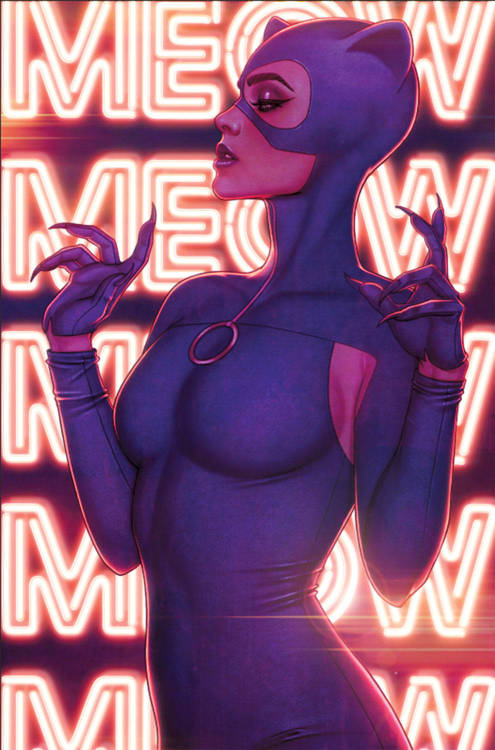  ‘Catwoman’ by Jenny Frison.Variant cover art for 'Catwoman’ issue #45, published 