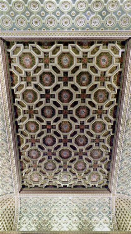 Castle Howard Chapel Ceiling. North Yorkshire, England.