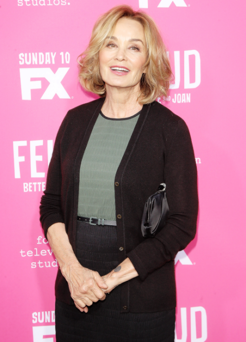 Jessica Lange arrives at FX’s ‘Feud: Bette And Joan’ FYC event held at The Wilshire Ebell Theatre on