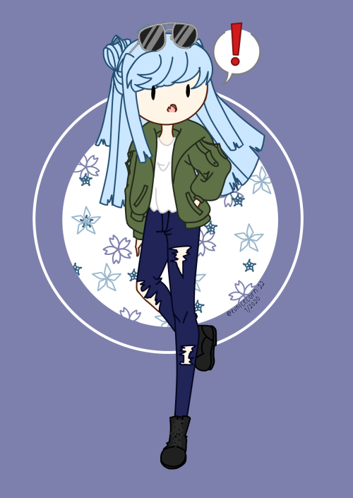 Slowly Putting Together Plans For Commissions In The Future But Here Is Sky In My Simple, Lanky Style