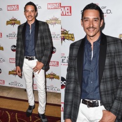 Aos-Biospec:  Gabriel Luna Attends The Premiere Of Abc’s ‘Agents Of Shield’