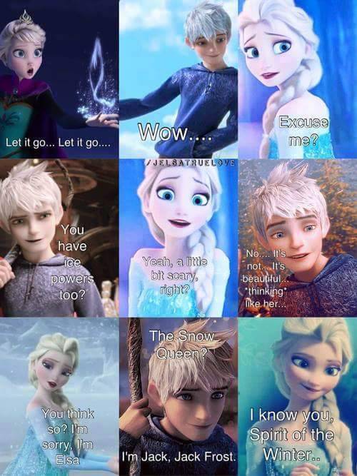 Jelsa jack frost and elsa