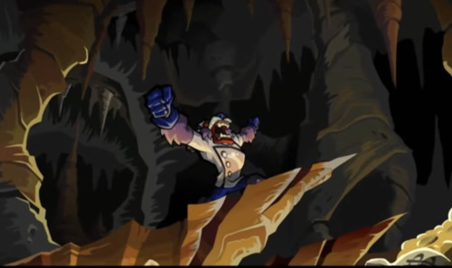 We Watched As Dr.M Just Stood There, Unwilling To Leave As The Walls Caved In On The Vault.