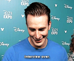 zwynn:  forassgard:   Chris Evans and Anthony Mackie react humorously to heat in