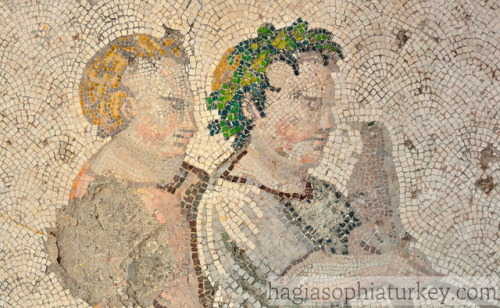 seehagiasophia:Great Palace Mosaics: https://hagiasophiaturkey.com/great-palace-mosaic-museum/ Two c