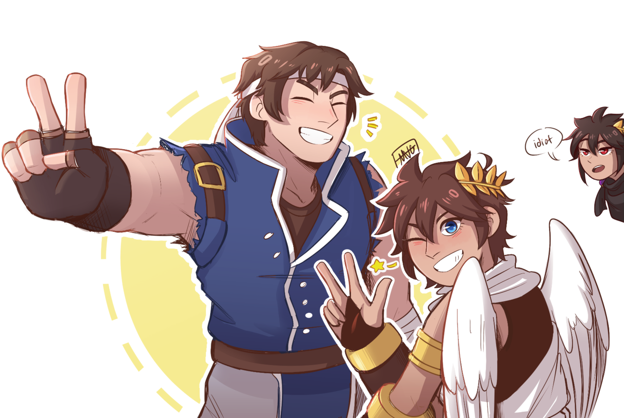 maxinepng:  i love richter belmont and pit (and dark pit) with all my heart and soulbonuspittoo