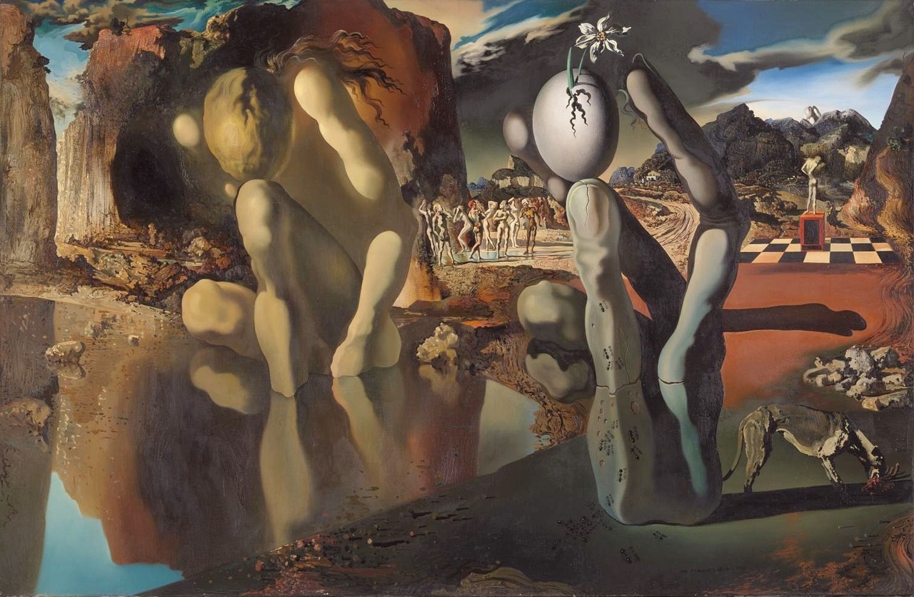 alaspoorwallace:Salvador Dalí (Spanish, 1904-1989), Métamorphose de Narcisse [Metamorphosis