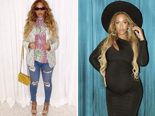 christel-thoughts:  jadorececexo:  thequeenbey:Beyoncé’s Twin Pregnancy Looks —