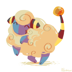 katribou:  pokeddexy day 28 - cutest pokemon. mareep. aha now i have drawn each of this great evo line ;o; 