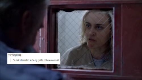 orangeisthenewblack-:I keep seeing these around and I thought they were funny, so I made one. 