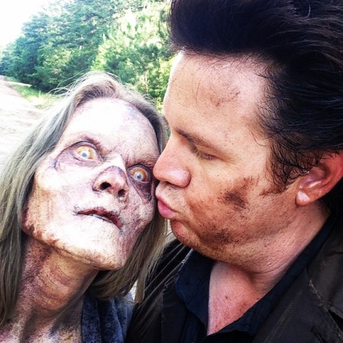 joshmcdermitt:  Trying to get some love from literally ANYONE… #Mullet #Eugene #TWD @amcthewalkingdead 