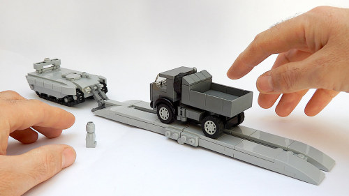 Armoured Vehicle-launched Bridge &amp; Military Truck (MOC - 4K) https://www.flickr.com/photos/hajde