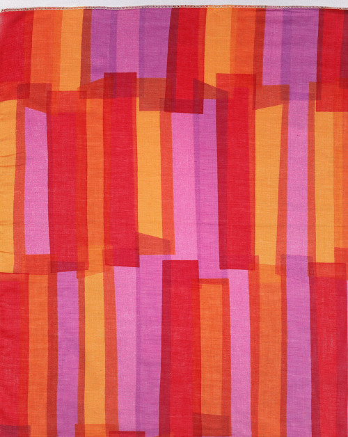 RibbonsAlexander Girard (American; 1907–1993)1957Textile sample (66% cotton, 34% linen; screen print