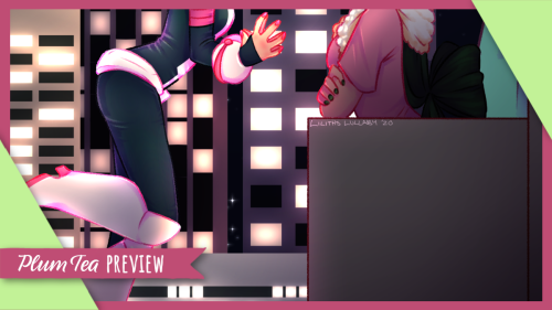 ZINE PREVIEW Take a sneak peek at some of the gorgeous art in the zine! This romantic scene was crea