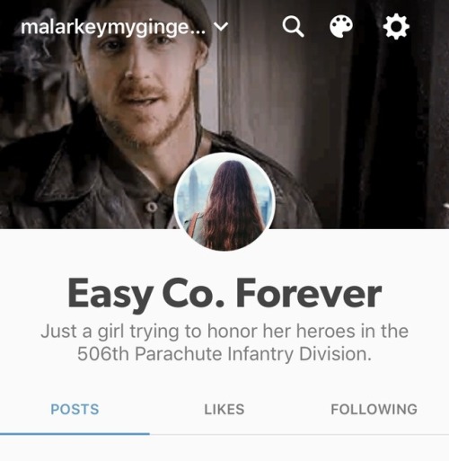 Whelp, I finally broke down and made a blog devoted to my love for Band of Brothers. Come follow @ma