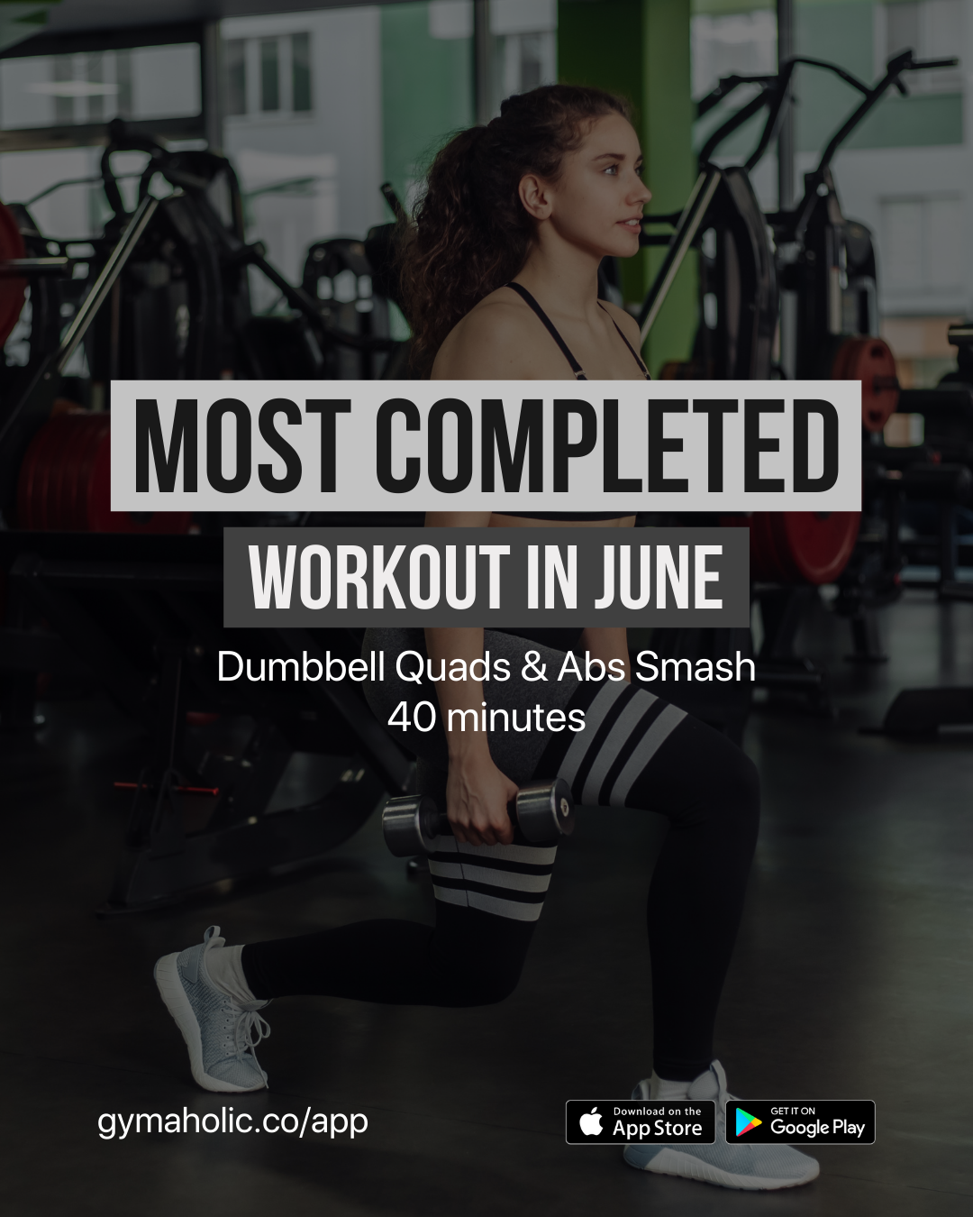 Most completed workout in June