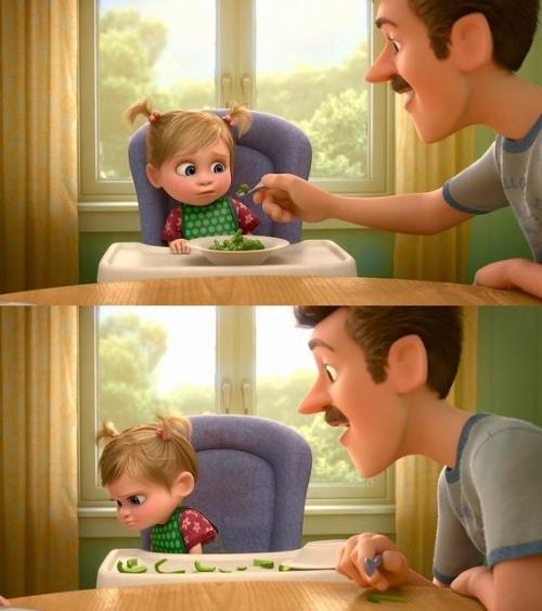 commander-carol: feathercut: In Japan, the broccoli in ‘Inside Out’ was replaced with gr