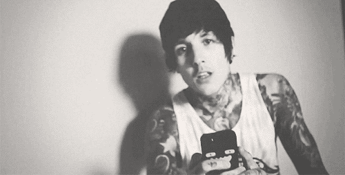sad-butsassy:  dropxdeadxmisery:  falling-for-pain:  Oli just took a picture of your