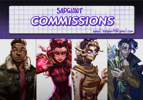 sapgiant:Say whaaaaaaaat……..Commissions! Hello all, I’ve decided to open commiss