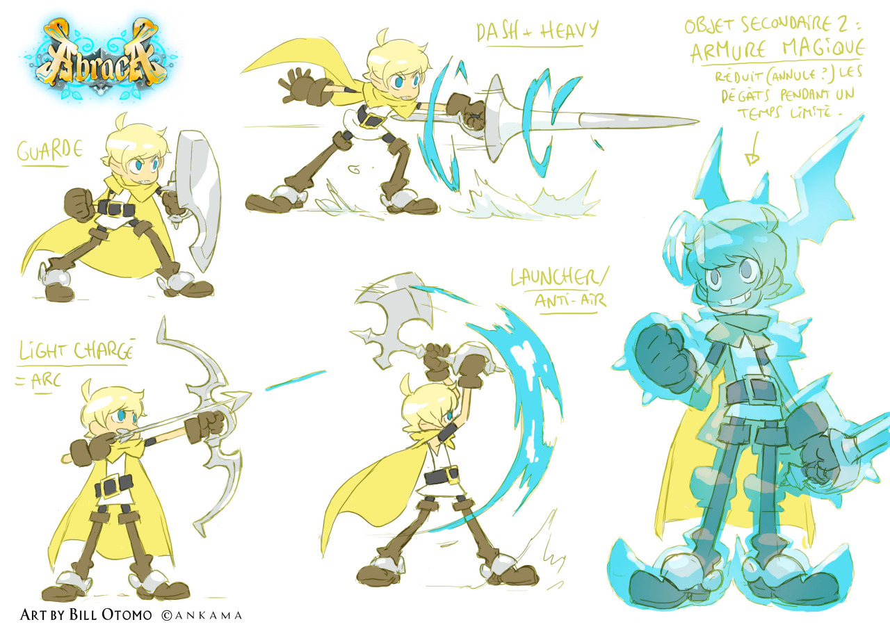 catfishdeluxe:  More concepts for Ankama’s videogame “Abraca” ! This time we
