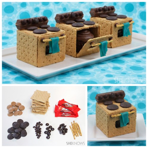 DIY Graham Cracker Oven Tutorial from She Knows. Have kids help build this graham cracker oven with 