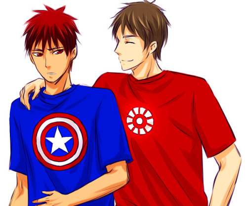 Iron Heart and the returnee from Americaone of these days I will draw Miragen vs. Seirin as the Just