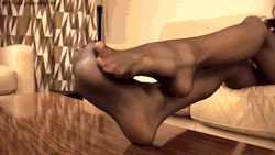 Bare Stocking Feet