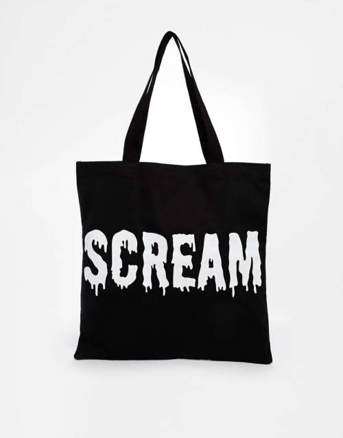 wantering-blog: Screaming Shopper ASOS Halloween Scream Shopper Bag