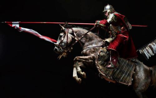 sexecutive-outcums:Winged Hussar reenactors, from here