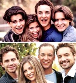 tribal-shannon:  It’s like they barely aged. Classic. Boy Meets World 