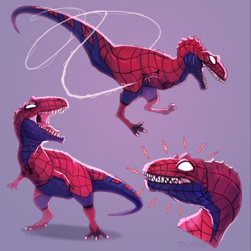 taluns:Friends: We should all make spidersonas!Me: Sp…Spidersaurus