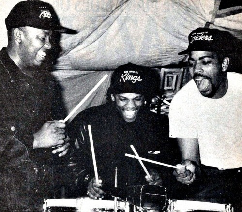 victorallvess:Dr Dre, Eazy E & The D.O.C.