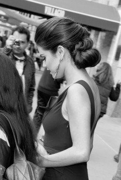 vogue-at-heart:  Selena Gomez seen at the Ritz-Carlton on May 5, 2014 in New York City