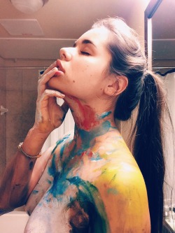 drakeshoustonshawty:  Body paint project 