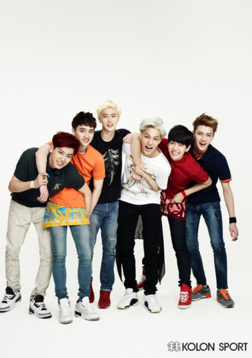 misskpopforever: EXO for “Kolon sport”