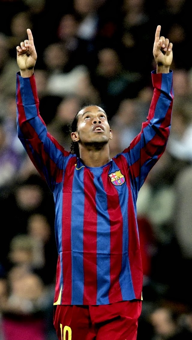 unofficial) iPhone wallpapers — Ronaldinho (FC Barcelona) wallpaper for  iPhone...