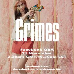 loveyouclaire:  Grimes will have a Q&A