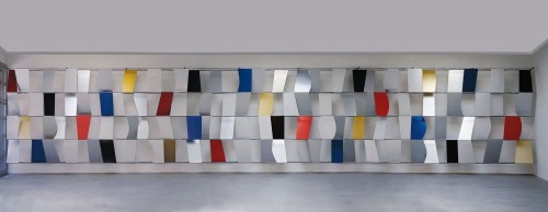 antichrist-television-blues:  Sculpture for a Large Wall Ellsworth Kelly, 1957 65 feet long, 11 feet