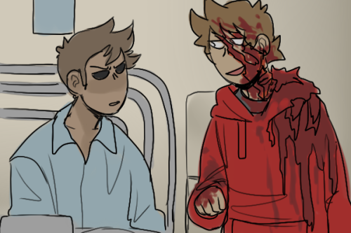 terrifyers: anon wanted more of my “monster in london” au and well… of course i had to redraw some s